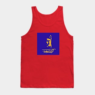 JOSIP BROZ TITO YUGOSLAVIA blue Tank Top